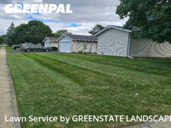 Weekly Mowing in Elk Grove Village, 60007, Front Yard Mowing by GREENSTATE LANDSCAPE, work completed in Nov , 2025