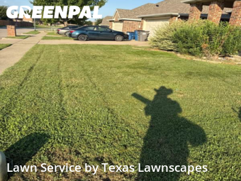 Lawn Mowing Servicein Wylie,75098,Grass Cutting by Texas Lawnscapes, work completed in Nov , 2025