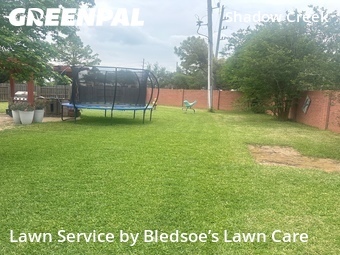 Grass Cutin Pearland,77584,Yard Cutting by Bledsoe’s Lawn Care, work completed in Jun , 2026