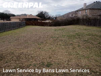Lawn Mowingin Grand Prairie,75052,Yard Cutting by Bans Lawn Services , work completed in Feb , 2026