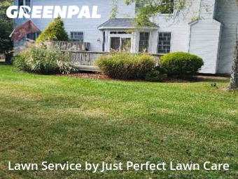 Front Yard Mowing in Strongsville, 44149, Yard Care Services by Just Perfect Lawn Care, work completed in Oct , 2025