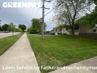 Yard Cuttingin Palatine,60067,Lawn Cutting by Fatherandsonhandyman, work completed in Dec , 2025