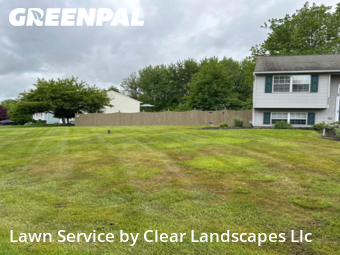 Lawn Cutin Cicero,13039,Lawn Cutting by Clear Landscapes Llc, work completed in Nov , 2025