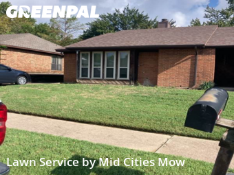 Lawn Mowingin Bedford,76022,Yard Cutting by Mid Cities Mow, work completed in Dec , 2025