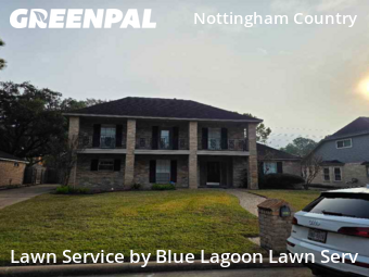 Lawn Mowingin Katy,77450,Lawn Care by Blue Lagoon Lawn Serv, work completed in Dec , 2025