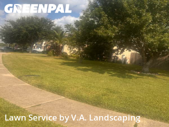 Lawn Cuttingin Pearland,77584,Lawn Mowing Service by V.A. Landscaping, work completed in Nov , 2025