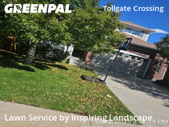 Lawn Cutin Aurora,80016,Lawn Care by Inspiring Landscape, work completed in Dec , 2025