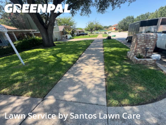 Lawn Carein Saginaw,76179,Lawn Service by Santos Lawn Care , work completed in Oct , 2025