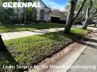 Lawn mowed in Weston, 33331