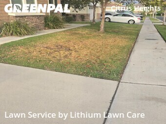 Lawn mowing work completed in Fontana, CA