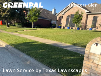 Lawn Maintenancein Plano,75025,Yard Mowing by Texas Lawnscapes, work completed in Oct , 2025