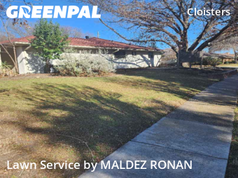 Lawn Carein Plano,75075,Yard Mowing by MALDEZ RONAN, work completed in Dec , 2025
