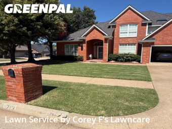Grass Cutin Yukon,73099,Lawn Service by Corey F’s Lawncare, work completed in Nov , 2025