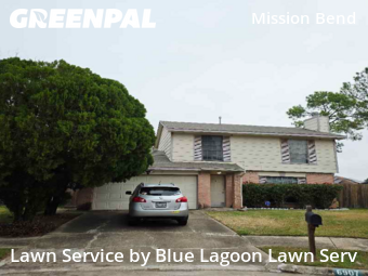 Lawn Servicein Houston,77083,Lawn Cut by Blue Lagoon Lawn Serv, work completed in Jan , 2026