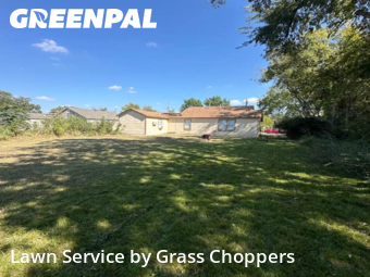 Lawn Servicein Denton,76201,Yard Mowing by Grass Choppers , work completed in Oct , 2025