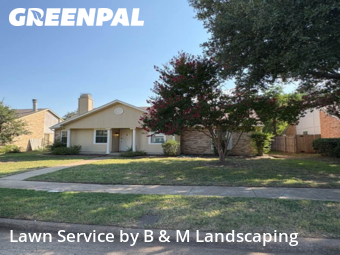 Lawn Mowing Servicein Flower Mound,75028,Yard Mowing by B & M Landscaping, work completed in Dec , 2025