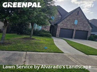 Lawn Care Servicein Atascocita,77346,Yard Cutting by Alvarado's Landscape, work completed in Dec , 2025