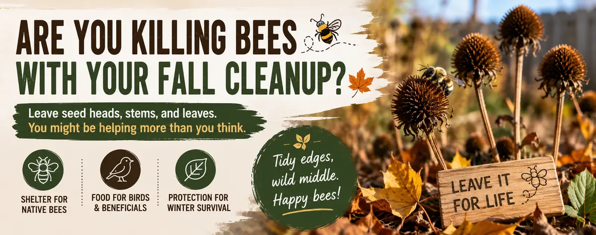 You Are Murdering Bees By Deadheading In The Fall! By Greenpal