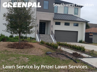 Grass Cutin Bellaire,77401,Grass Cutting by Prizel Lawn Services, work completed in Nov , 2025