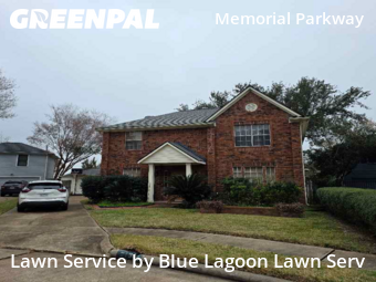 Grass Cutin Katy,77450,Lawn Care Service by Blue Lagoon Lawn Serv, work completed in Feb , 2026