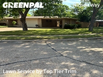 Lawn Maintenancein Irving,75062,Grass Cut by Top Tier Trim, work completed in Jun , 2026