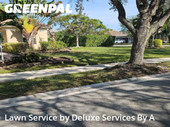 Weed Trimming in Parkland, 33076, Front Yard Mowing by Deluxe Services By A, work completed in Dec , 2025