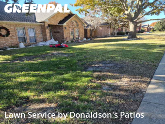 Yard Mowingin Wylie,75098,Grass Cut by Donaldson's Patios, work completed in Dec , 2025