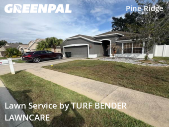 Mowing Services in Hudson, 34669, Yard Cutting by TURF BENDER LAWNCARE, work completed in Nov , 2025