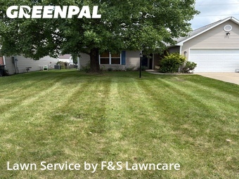 Lawn mowed in Greenwood, 46143