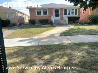 Lawn Maintenance in Oak Lawn, 60459, Yard Maintenance by Alejos Brothers, work completed in Dec , 2025