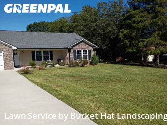 Lawn Cutin Kannapolis,28083,Grass Cutting by Bucket Hat Landscaping, work completed in Oct , 2025