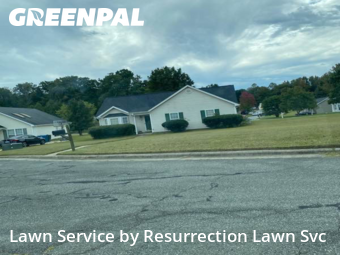 Backyard Landscaping In Greensboro,27406,Landscapers by Resurrection Lawn Svc, work completed in Oct , 2025