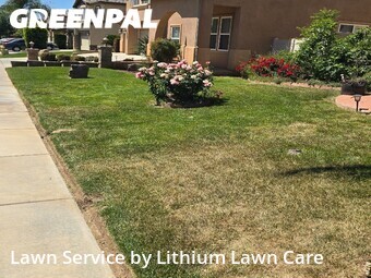 Lawn mowing work completed in Beaumont, CA