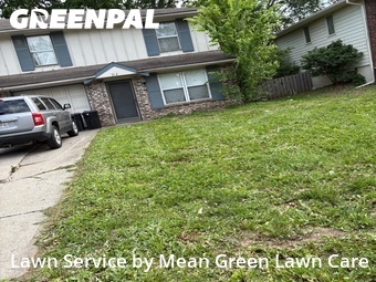 Lawn Mowingin Blue Springs,64014,Lawn Care Service by Mean Green Lawn Care, work completed in Jun , 2026