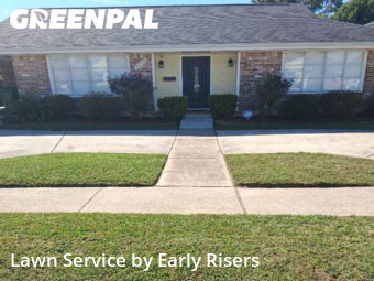 Grass Cutting in Metairie, 70003, Yard Mowing by Early Risers, work completed in Nov , 2025