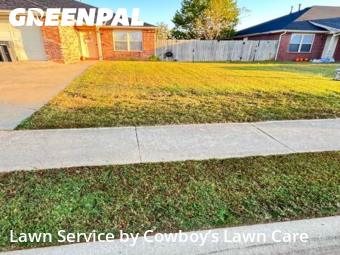 Backyard Mowing in Rogers, 72758, Lawn Care by Cowboy’s Lawn Care, work completed in Nov , 2025