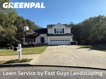 Lawn Upkeep in Acworth, 30101, Front Yard Mowing by Fast Guys Landscaping, work completed in Nov , 2025