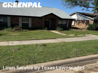 Yard Mowingin The Colony,75056,Lawn Cut by Texas Lawnscapes, work completed in Dec , 2025