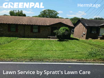 Lawn Mowin Hermitage,37076,Lawn Service by Spratt's Lawn Care, work completed in Dec , 2025