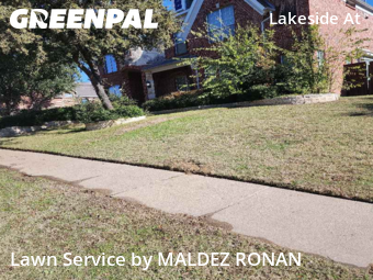 Lawn Mowin Frisco,75034,Grass Cut by MALDEZ RONAN, work completed in Dec , 2025