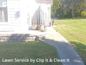 Weekly Mowing in New Albany, 47150, Lawn Maintenance by Clip It & Clean It, work completed in Nov , 2025