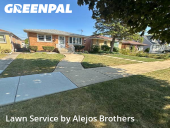 Lawn Care in Oak Lawn, 60459, Weekly Mowing by Alejos Brothers, work completed in Dec , 2025