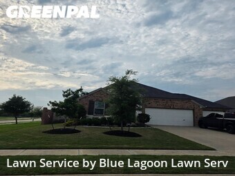 Yard Mowingin Rosenberg,77471,Lawn Care by Blue Lagoon Lawn Serv, work completed in Jul , 2026