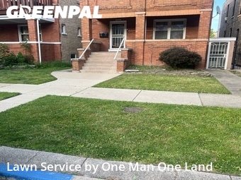 Lawn Mowin Cicero,60804,Lawn Mow by One Man One Land , work completed in Jun , 2026
