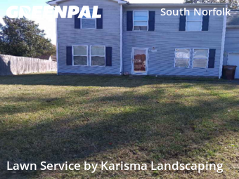 Yard Mowing in Chesapeake, 23320, Lawn Work by Karisma Landscaping, work completed in Nov , 2025