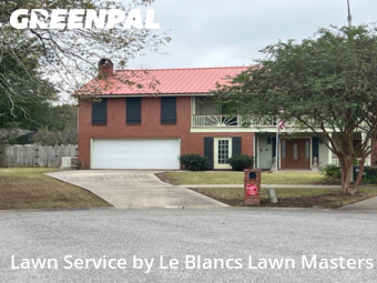 Backyard Mowing in Lafayette, 70508, Grass Services by Le Blancs Lawn Masters, work completed in Dec , 2025