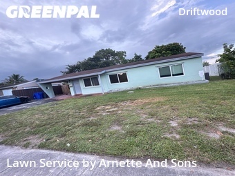 Lawn Mowin Hollywood,33024,Lawn Cut by Arnette And Sons, work completed in Jul , 2026
