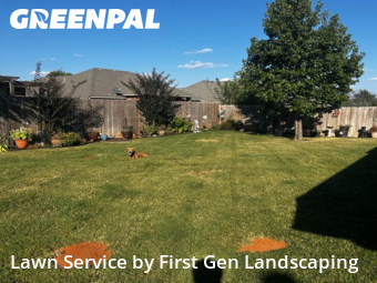 Grass Cuttingin Midwest City,73130,Lawn Care by First Gen Landscaping, work completed in Nov , 2025