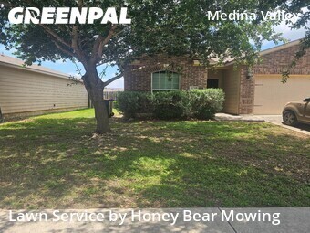 Yard Mowingin San Antonio,78252,Lawn Cut by Honey Bear Mowing, work completed in Jun , 2026