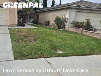 Lawn mowing work completed in Colton, CA